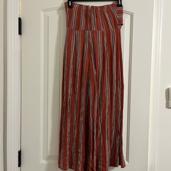 Strapless Striped Bowtie Jumpsuit - Picture 4 of 7